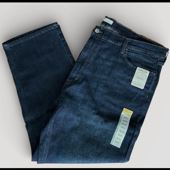 Signature by Levi Strauss Other - Levi Strauss Signature Gold Men's Athletic Fit Jeans Deep River 46x30